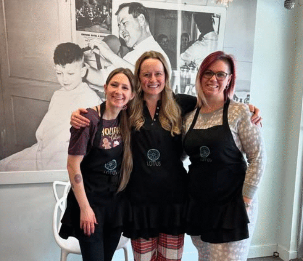 The team of hair stylists at Lotus Hair Design in St. Albert